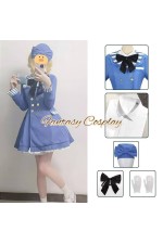 Identity V Mechanic Tracy Reznik Just Around the Corner Blue Uniform Dress Cosplay Costume